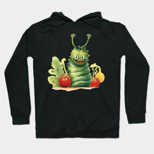 Very hungry caterpillar Hoodie by ArtfulDesign